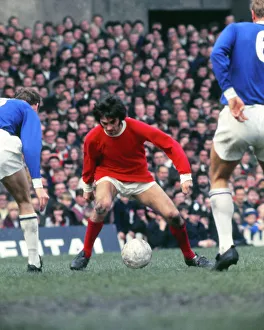 George Best in action against Leicester 1969 George Best in action against Leicester 1969