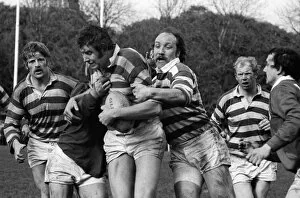 Images Dated 25th January 2011: Gosforth face London Welsh in the 1977 John Player Cup semi-final