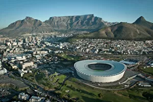 Cape Town Gallery: Green Point Stadium, Cape Town - from the air