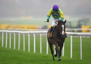 Horse Racing Prints: Ruby Walsh on Kauto Star Print - Haydock Betfair Chase Winner