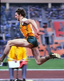 Images Dated 25th July 1980: Ian Campbell - 1980 Moscow Olympics - Triple Jump