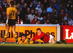 Images Dated 15th July 1989: Ieuan Evans scores his famous try for the Lions in the 3rd Test - 1989 British Lions Tour of