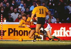 Images Dated 15th July 1989: Ieuan Evans scores his famous try for the Lions in the 3rd Test - 1989 British Lions Tour of