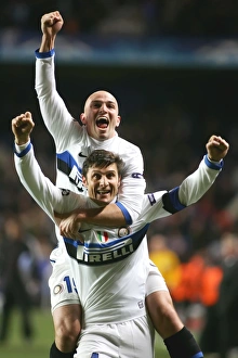 Javier Zanetti and Esteban Cambiasso - Inter Milan Javier Zanetti and Esteban Cambiasso - Inter Milan