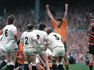 Images Dated 2nd November 1991: John Eales celebrates at the final whistle of the 1991 World Cup Final