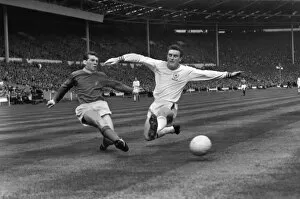 Images Dated 17th October 2006: Johnny Giles and Richie Norman during the 1963 FA Cup Final