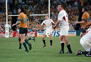 Jonny Wilkinson watches his drop-goal head towards the posts in the 2003 World Cup Final Jonny Wilkinson watches his drop-goal head towards the posts in the 2003 World Cup Final