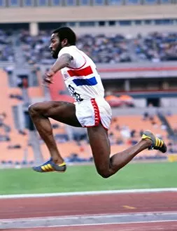 Images Dated 25th July 1980: Keith Connor - 1980 Moscow Olympics - Triple Jump