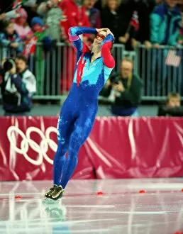 Images Dated 18th February 1994: Lillehammer Olympics - Speed Skating