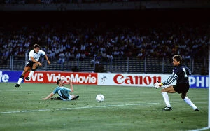 2010 South Africa Gallery: Lineker Scores against West Germany in the 1990 World Cup semi-final