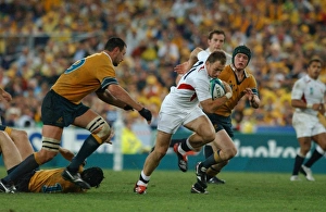 Mike Catt makes a break during the 2003 World Cup Final Mike Catt makes a break during the 2003 World Cup Final
