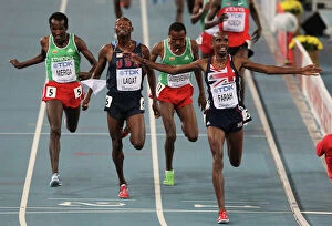 Images Dated 4th September 2011: Mo Farah wins the 5000m final at the 2011 World Championships
