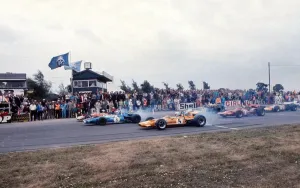 Jackie Stewart Prints: 1969 British Grand Prix Start of the Race Print