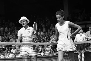 Nancy Richey and Virginia Wade - 1970 Wightman Cup Nancy Richey and Virginia Wade - 1970 Wightman Cup