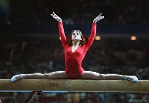Images Dated 31st January 2011: Olga Korbut at the 1976 Montreal Olympics