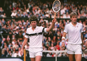 Peter Fleming and John McEnroe - 1981 Wimbledon Mens Doubles Champions Peter Fleming and John McEnroe - 1981 Wimbledon Mens Doubles Champions