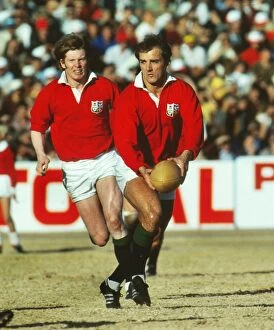 Images Dated 11th August 2014: Peter Morgan & Ollie Campbell - 1980 British Lions Tour of South Africa