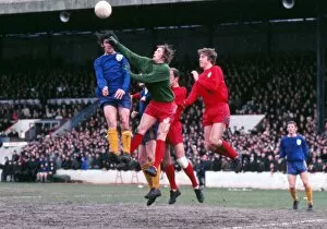 Ray Goddard punches clear for Leyton Orient