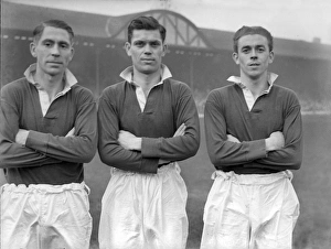 Raymond Goddard, Frederick Davey and John Greenwood - Exeter City Raymond Goddard, Frederick Davey and John Greenwood - Exeter City
