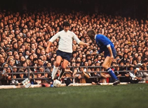 Roger Davies on the ball for Derby against Juventus in the 1973 European Cup semi-final Roger Davies on the ball for Derby against Juventus in the 1973 European Cup semi-final