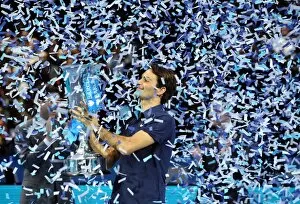 Roger Federer wins the ATP World Finals at the 02