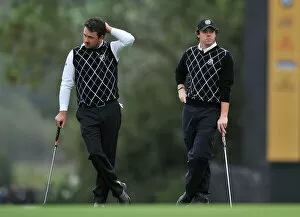 Images Dated 2nd October 2010: Rory McIlroy and Graeme McDowell at the 2010 Ryder Cup