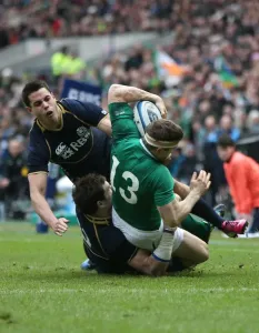 Six Nations Prints: Scotland v Ireland Rugby Print, Murrayfield Stadium 24th February 2013