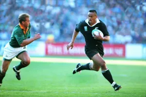 Rugby World Cup Prints: Jonah Lomu Print - 1995 Rugby World Cup Final