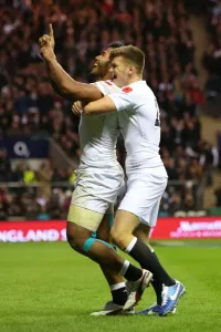 Owen Farrell Prints: England 54 Fiji 12 Print
