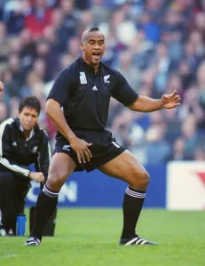 Rugby World Cup Prints: Jonah Lomu Performs the Haka Print