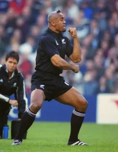 Rugby World Cup Prints: Jonah Lomu Performs the Haka Print