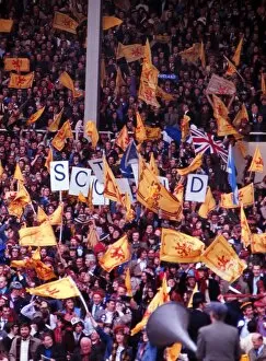 Scotland fans at Wembley - 1973 British Home Championship
