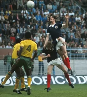 Images Dated 9th April 2010: Scotlands Joe Jordan - 1974 World Cup