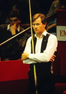 Snooker Prints: Alex Higgins Print - 1986 Embassy World Snooker Championship Second Round