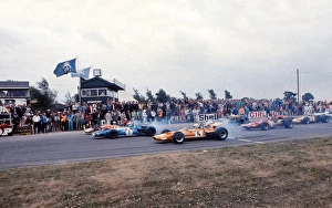 Start of 1969 British Grand Prix at Silverstone Start of 1969 British Grand Prix at Silverstone