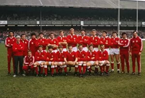 Images Dated 8th November 2013: The Wales team that defeated England in the 1984 Five Nations