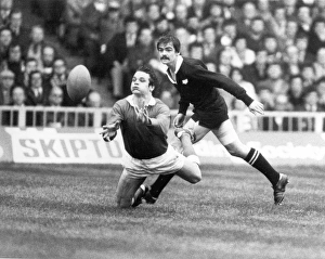 Wales Terry Holmes passes against the All Blacks in 1978 Wales Terry Holmes passes against the All Blacks in 1978