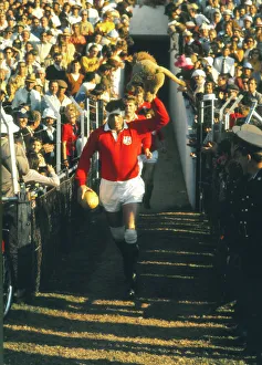 Willie John McBride leads the British Lions out for the Third Test against South Africa Willie John McBride leads the British Lions out for the Third Test against South Africa