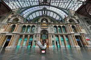 Images Dated 6th August 2019: Antwerp Centraal railway station in Antwerp, Belgium