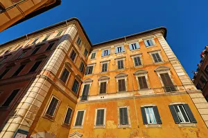 Images Dated 3rd October 2019: Buildings in the Piazza di Pietra, Rome, Italy