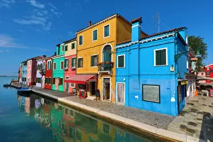 Burano Gallery: Canal and colourful houses Burano Island, Venice, Italy