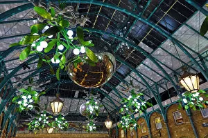 Switched Gallery: Christmas lights in Covent Garden Market, London