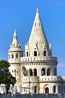 The Fishermans Bastion or Halaszbastya in Budapest, Hungary The Fishermans Bastion or Halaszbastya in Budapest, Hungary