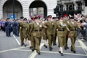 Images Dated 4th July 2009: Gay armed forces at the London Pride Parade 2009