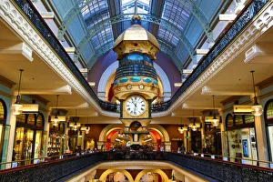 The Great Australian Clock in the Queen Victoria Building shopping centre, Sydney The Great Australian Clock in the Queen Victoria Building shopping centre, Sydney