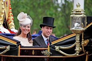 Images Dated 5th June 2012: Prince William and Kate, Duke and Duchess of Cambridge, Diamond Jubilee