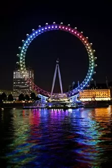 Images Dated 3rd July 2008: Rainbow Pride Millennium Wheel