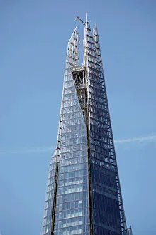 Top of the Shard skyscraper building, London Top of the Shard skyscraper building, London