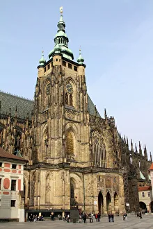 Images Dated 14th March 2011: St. Vitus Cathedral in Prague Castle in Prague