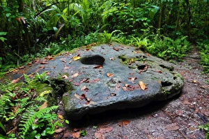 Stone money rock formation, Carp Island, Republic of Palau, Micronesia, Pacific Ocean Stone money rock formation, Carp Island, Republic of Palau, Micronesia, Pacific Ocean